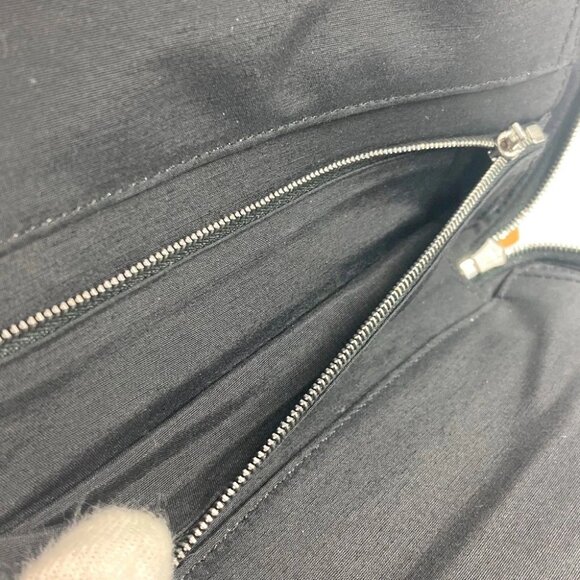 HERMES Fourre Tout Multi-pouch Makeup pouch Jewelry case Pouch cotton Black - Picture 5 of 16